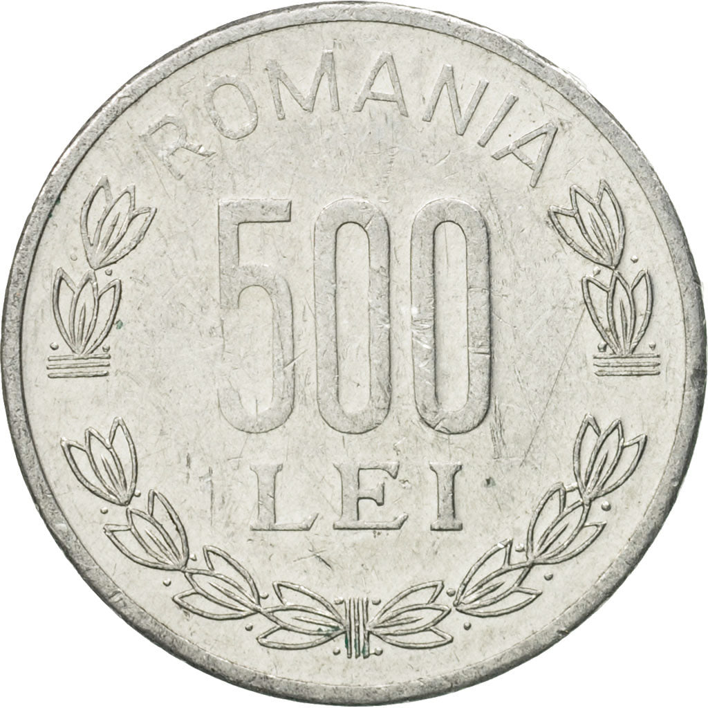 Coin, Romania, 500 Lei, 1999, EF(40-45), Aluminum, KM:145