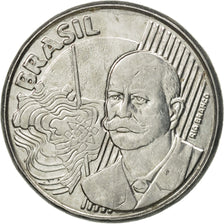 Coin, Brazil, 50 Centavos, 2002, AU(50-53), Stainless Steel, KM:651a