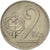 Moneda, Checoslovaquia, 2 Koruny, 1983, MBC, Cobre - níquel, KM:75