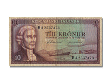Banknot, Islandia, 10 Kronur, 1961, 1961-03-29, KM:42, VF(30-35)