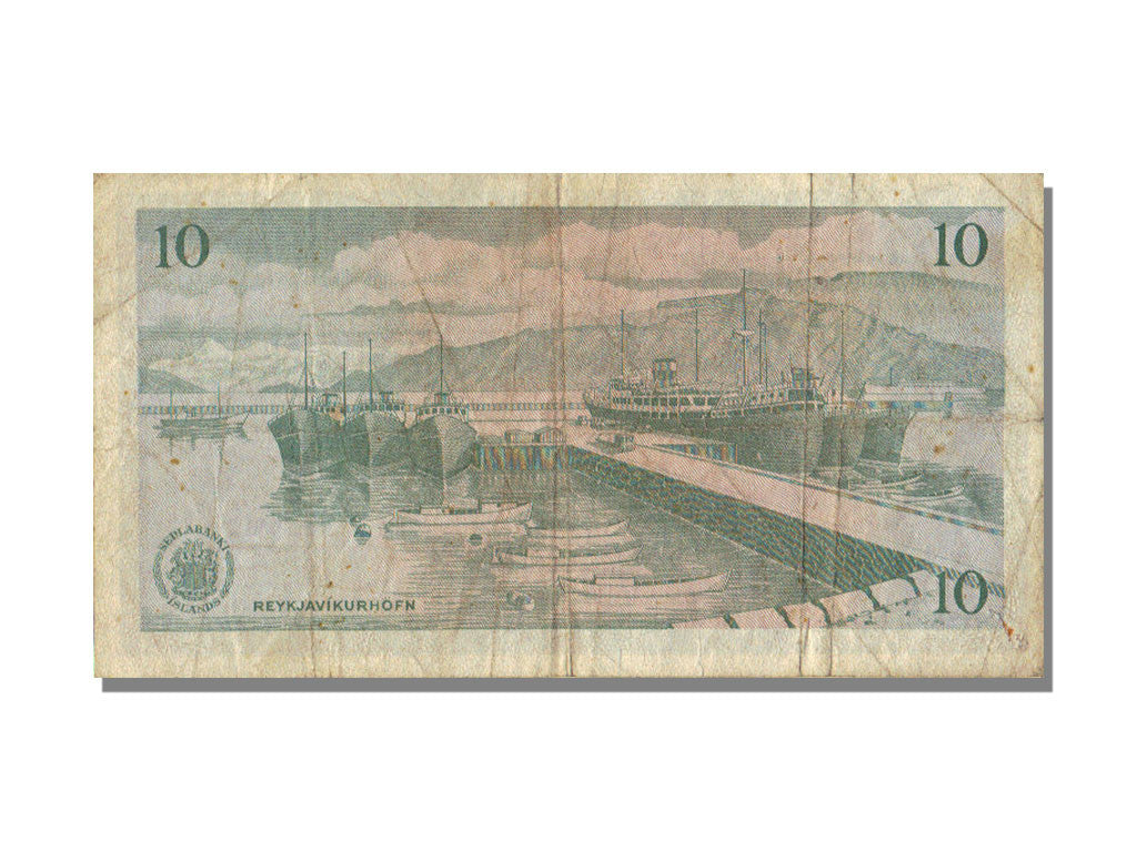 Banknote, Iceland, 10 Kronur, 1961, 1961-03-29, KM:42, VF(30-35)