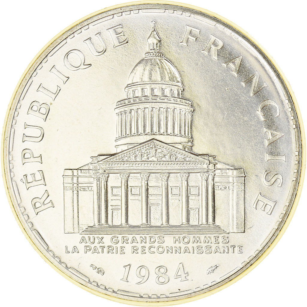Coin, France, Panthéon, 100 Francs, 1984, Paris, FDC, MS(65-70), Silver
