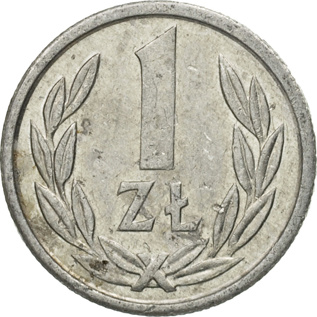 Monnaie, Pologne, Zloty, 1989, Warsaw, TTB, Aluminium, KM:49.3