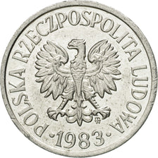 Monnaie, Pologne, 10 Groszy, 1983, Warsaw, SUP, Aluminium, KM:AA47