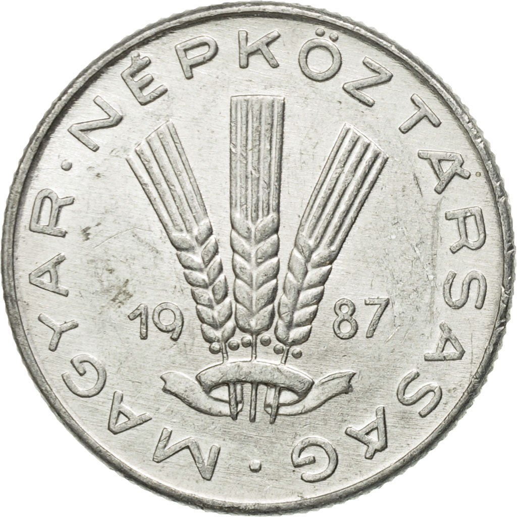 Münze, Ungarn, 20 Fillér, 1987, Budapest, SS+, Aluminium, KM:573