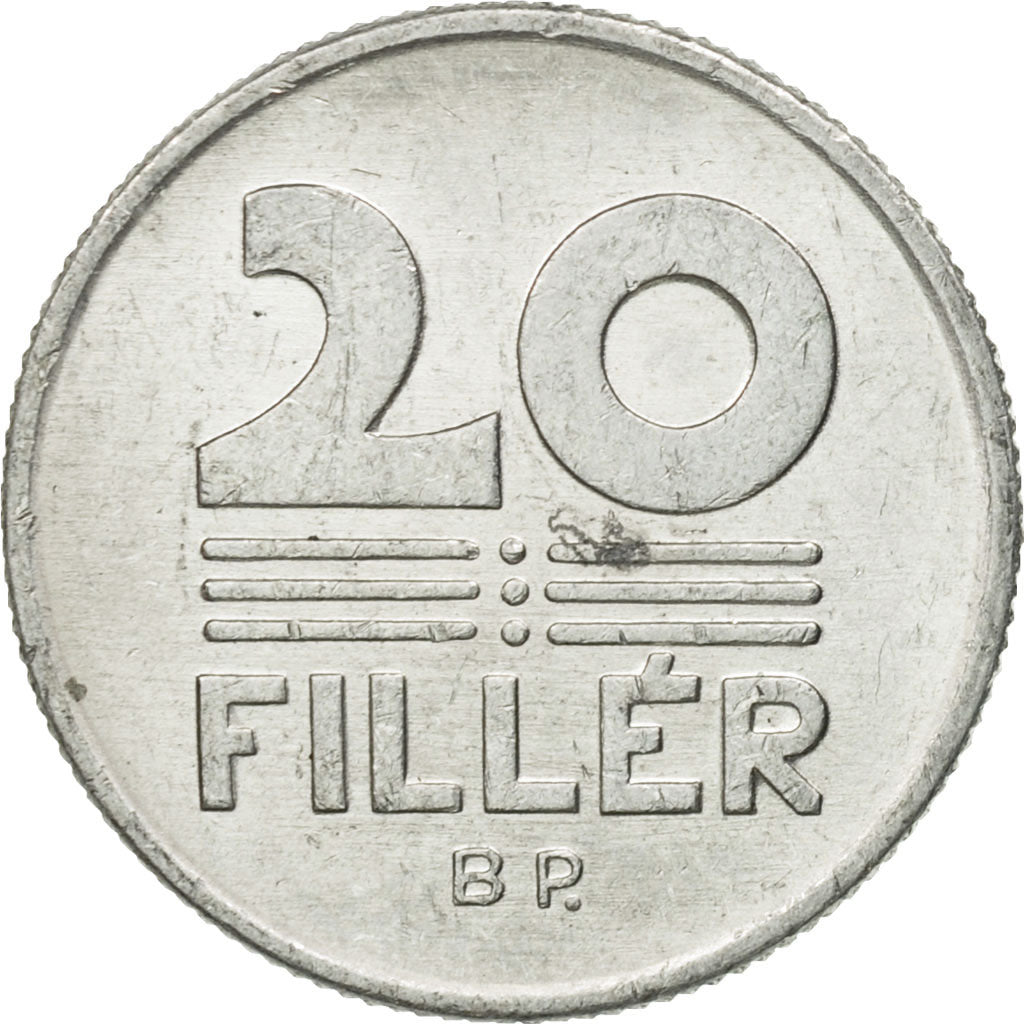Münze, Ungarn, 20 Fillér, 1987, Budapest, SS+, Aluminium, KM:573