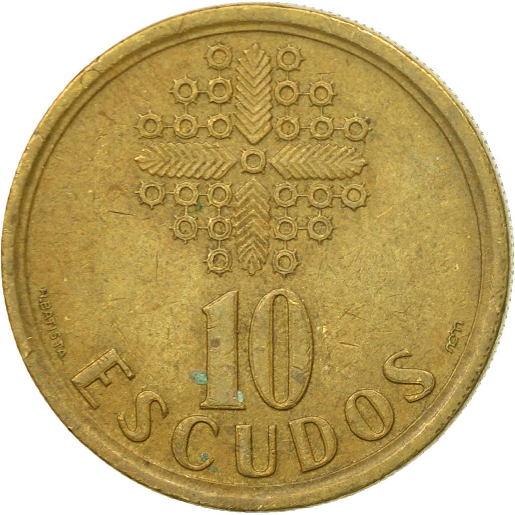 Coin, Portugal, 10 Escudos, 1992, EF(40-45), Nickel-brass, KM:633