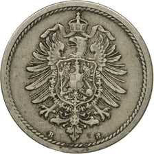 Coin, GERMANY - EMPIRE, Wilhelm I, 5 Pfennig, 1876, Vienne, EF(40-45)