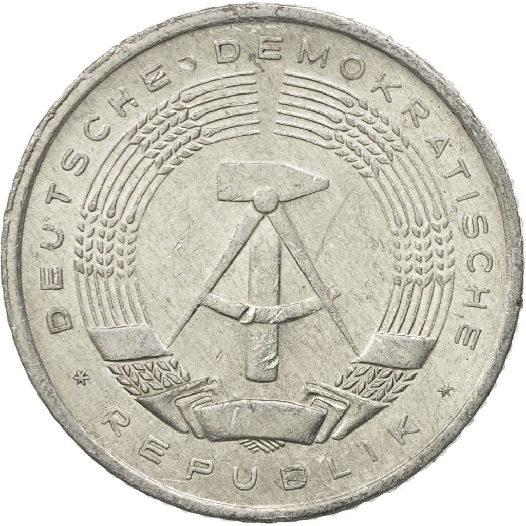 Coin, GERMAN-DEMOCRATIC REPUBLIC, 50 Pfennig, 1982, Berlin, EF(40-45), Aluminum