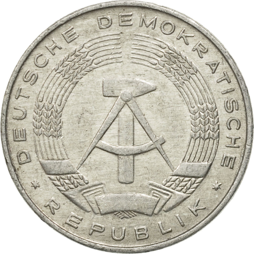 Moneta, REPUBBLICA DEMOCRATICA TEDESCA, 10 Pfennig, 1982, Berlin, BB, Alluminio
