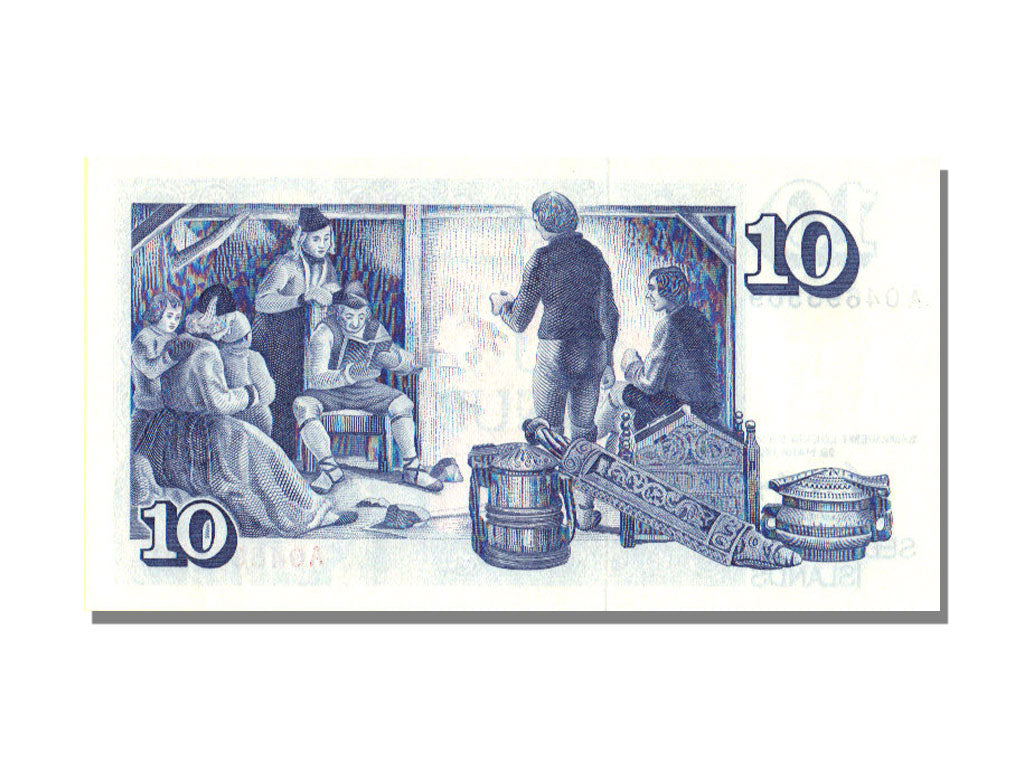 Iceland, 10 Krónur, 1961, KM #48a, 1961-03-29, UNC(65-70), A