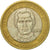 Moneda, República Dominicana, 5 Pesos, 2008, BC+, Bimetálico, KM:89
