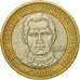Münze, Dominican Republic, 5 Pesos, 2008, S+, Bi-Metallic, KM:89