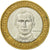Moneda, República Dominicana, 5 Pesos, 1997, BC+, Bimetálico, KM:88