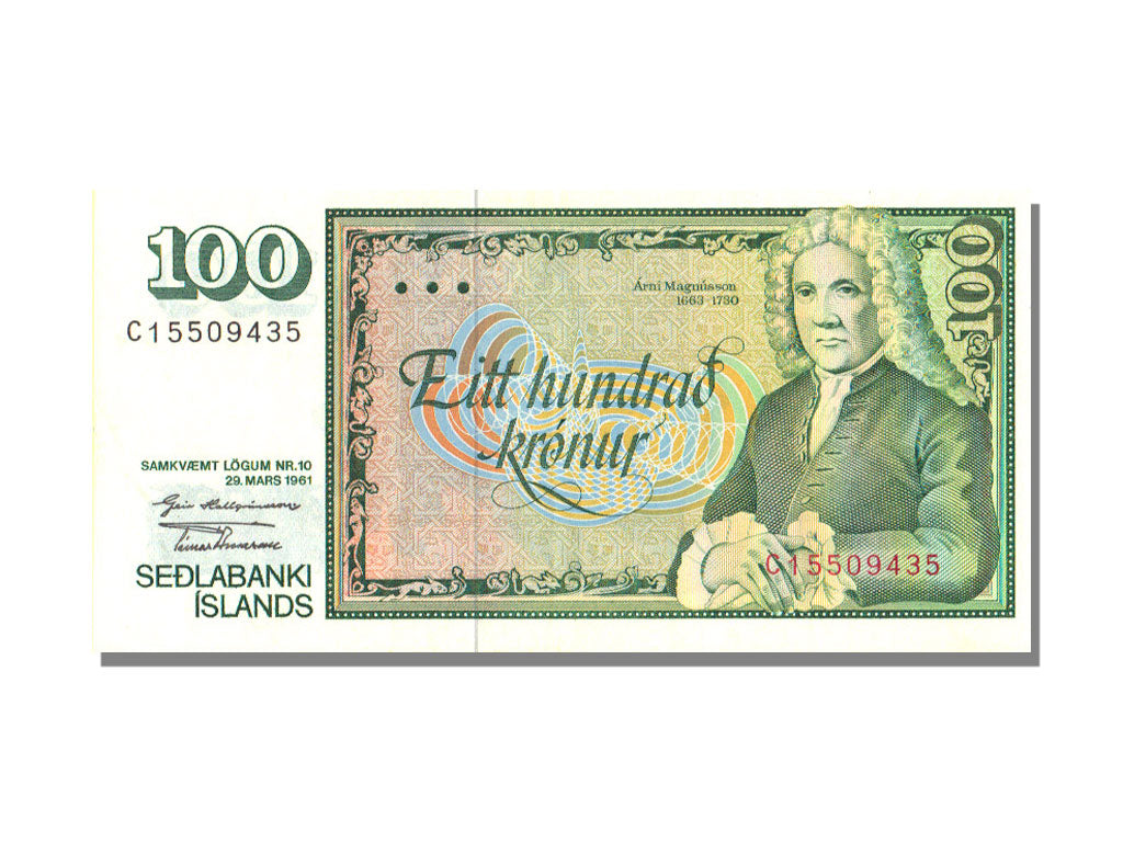Islande, 100 Kronur Type Magnusson