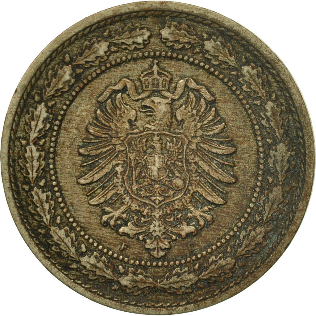 Coin, GERMANY - EMPIRE, Wilhelm I, 20 Pfennig, 1888, Stuttgart, EF(40-45)