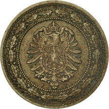 Coin, GERMANY - EMPIRE, Wilhelm I, 20 Pfennig, 1888, Stuttgart, EF(40-45)