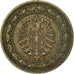 Coin, GERMANY - EMPIRE, Wilhelm I, 20 Pfennig, 1888, Stuttgart, EF(40-45)