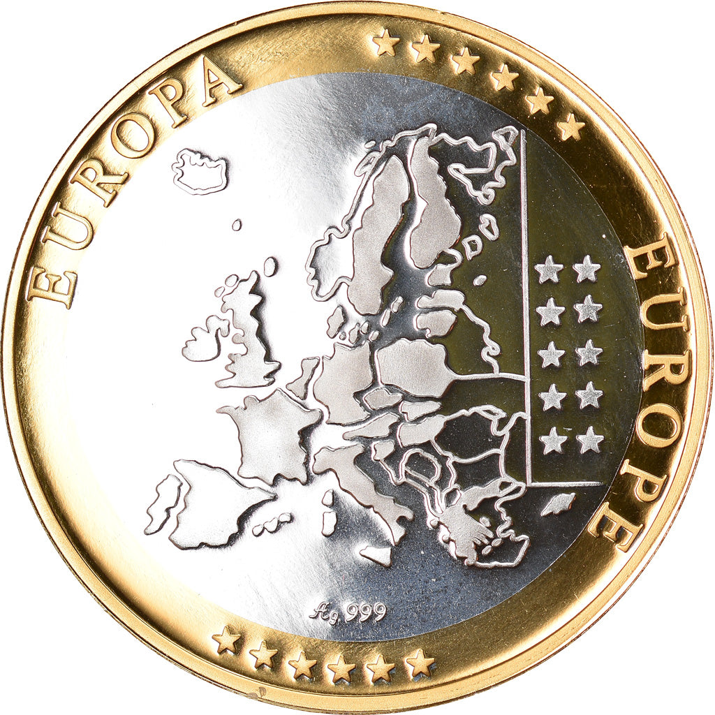 Estonia, Medaille, Euro, Europa, STGL, Silber