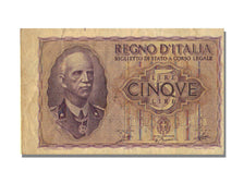 Italy, 5 Lire, 1940, EF(40-45)