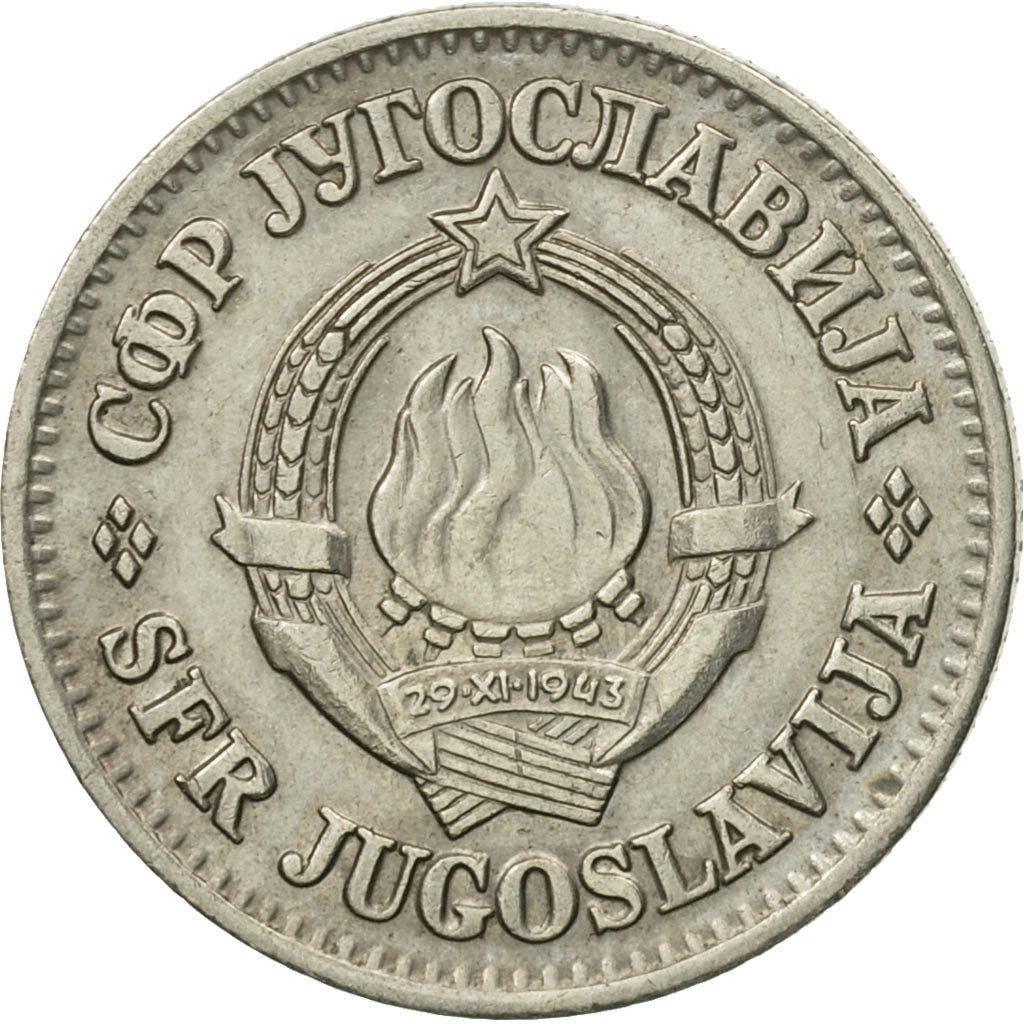 Moneta, Iugoslavia, Dinar, 1968, BB+, Rame-nichel, KM:48
