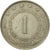 Moneda, Yugoslavia, Dinar, 1977, BC+, Cobre - níquel - cinc, KM:59