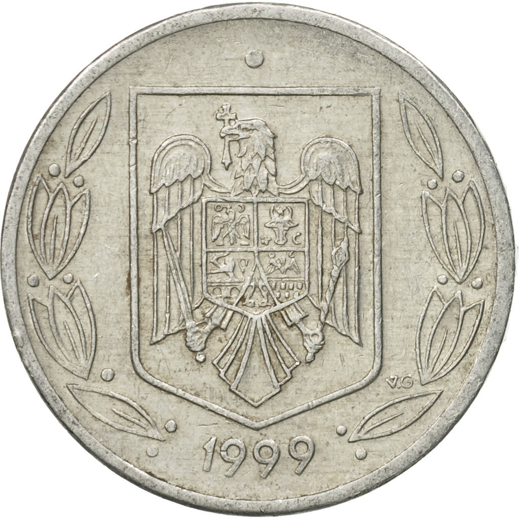 Coin, Romania, 500 Lei, 1999, VF(30-35), Aluminum, KM:145