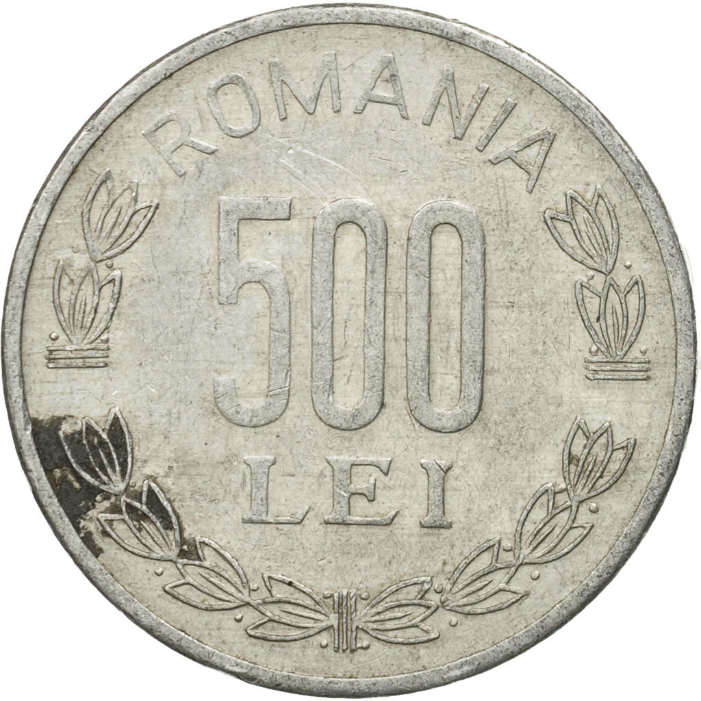 Coin, Romania, 500 Lei, 1999, VF(30-35), Aluminum, KM:145