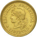 Coin, Argentina, 20 Centavos, 1971, EF(40-45), Aluminum-Bronze, KM:67