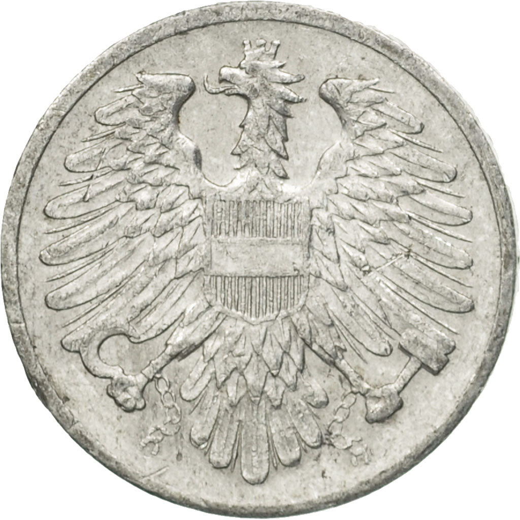 Coin, Austria, 2 Groschen, 1957, VF(30-35), Aluminum, KM:2876