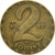 Moneta, Węgry, 2 Forint, 1972, Budapest, VF(30-35), Mosiądz, KM:591