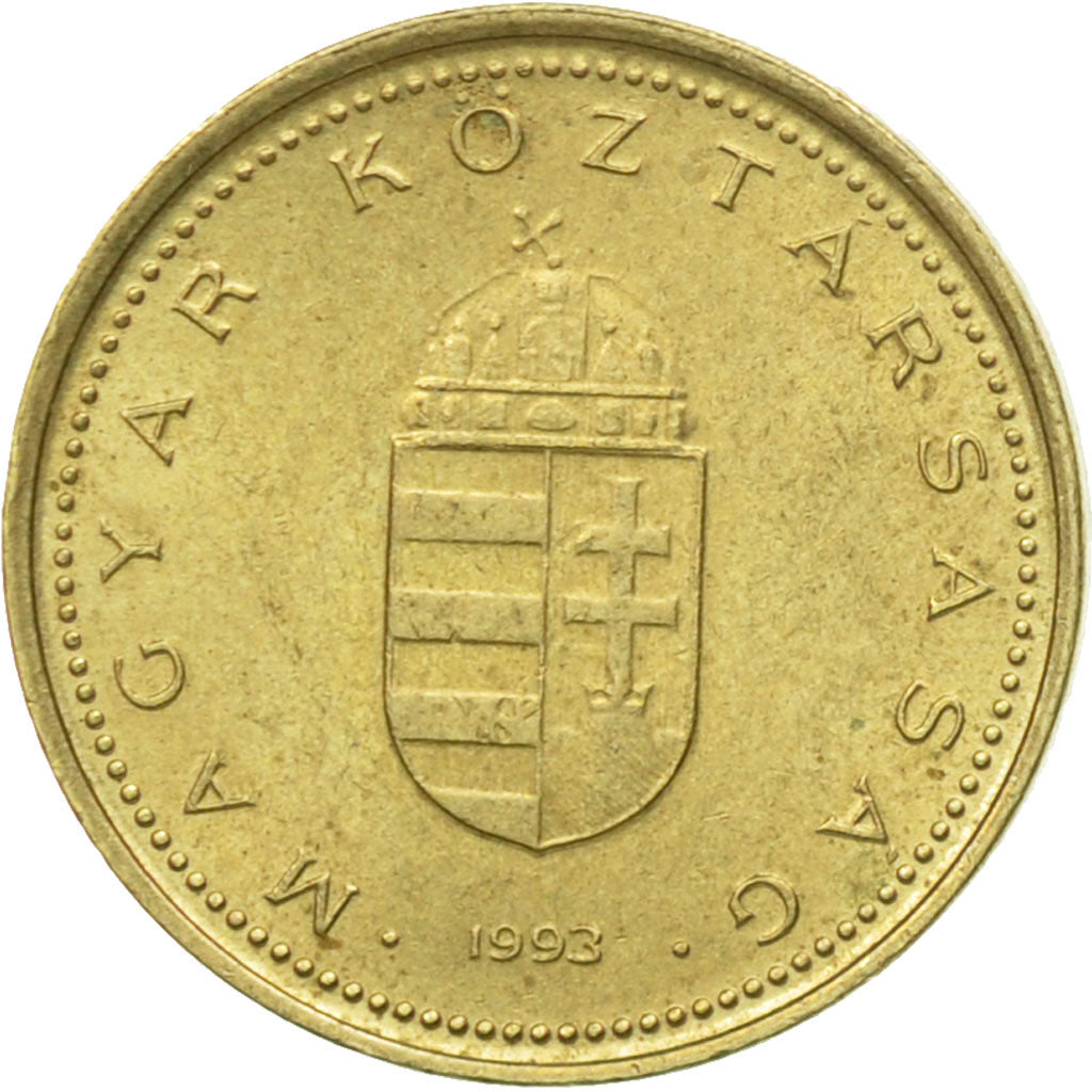 Münze, Ungarn, Forint, 1993, Budapest, SS+, Nickel-brass, KM:692