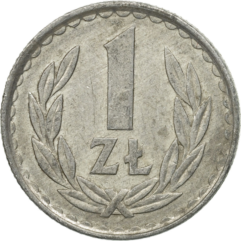 Monnaie, Pologne, Zloty, 1985, Warsaw, TB+, Aluminium, KM:49.1