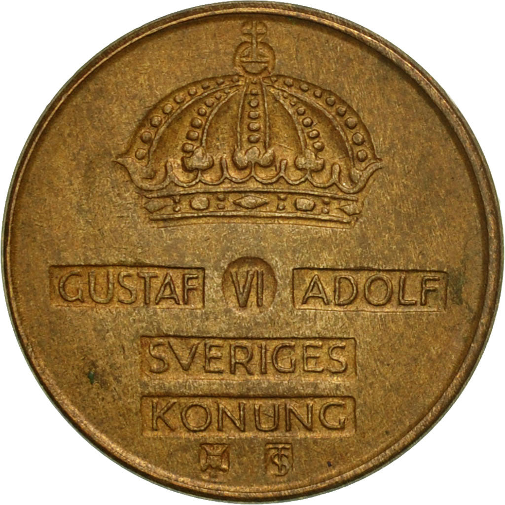 Coin, Sweden, Gustaf VI, Ore, 1960, EF(40-45), Bronze, KM:820