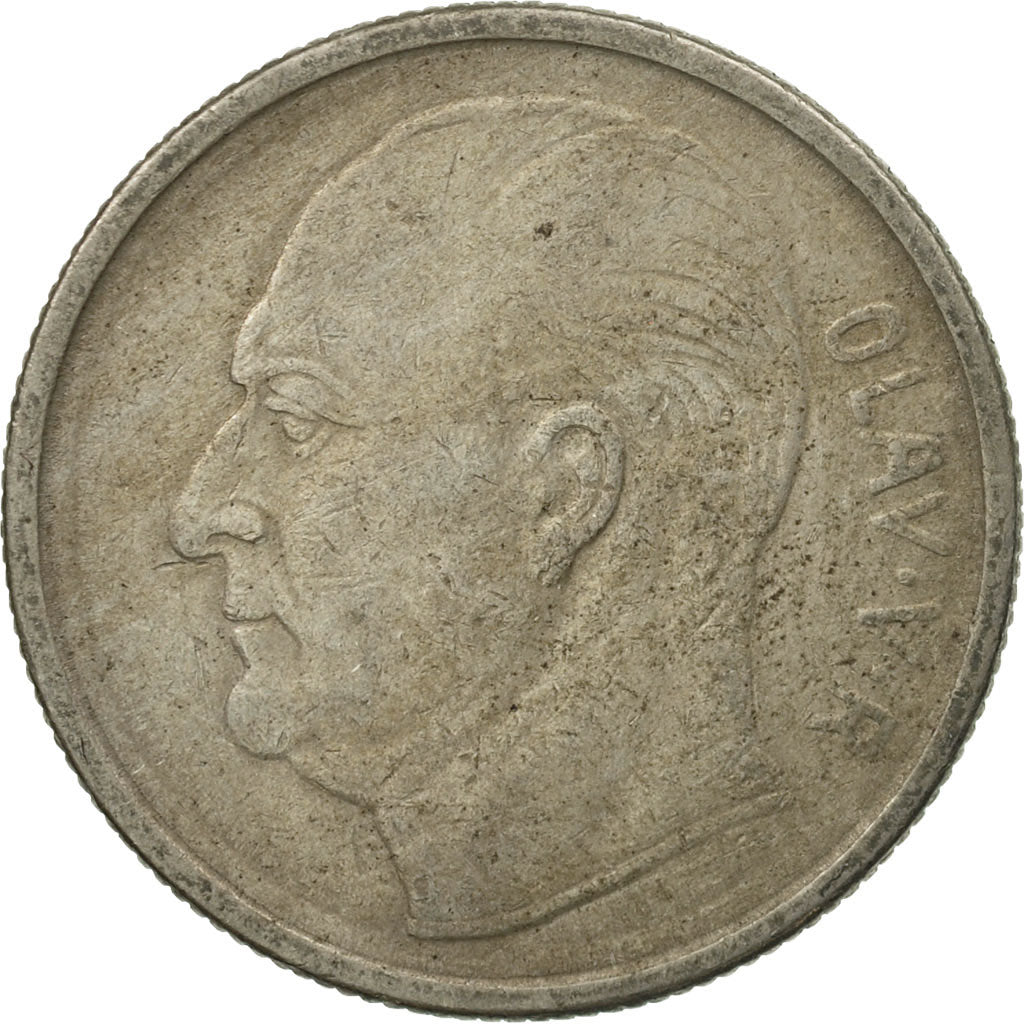 Monnaie, Norvège, Olav V, Krone, 1968, TB+, Copper-nickel, KM:409