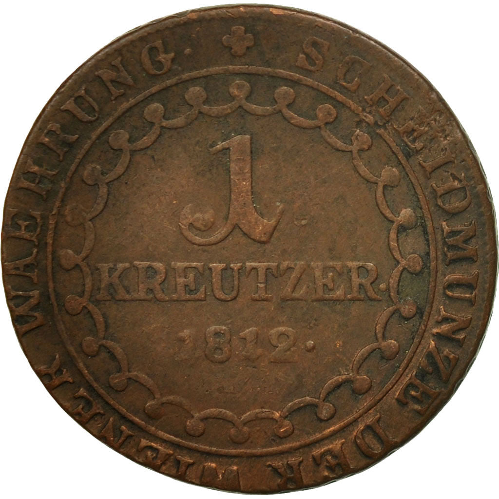 Münze, Österreich, Franz II (I), Kreuzer, 1812, SGE+, Kupfer, KM:2112