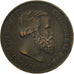 Coin, Brazil, Pedro II, 10 Reis, 1869, AU(50-53), Bronze, KM:473