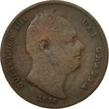 Coin, Great Britain, William IV, Farthing, 1836, VF(30-35), Copper, KM:705