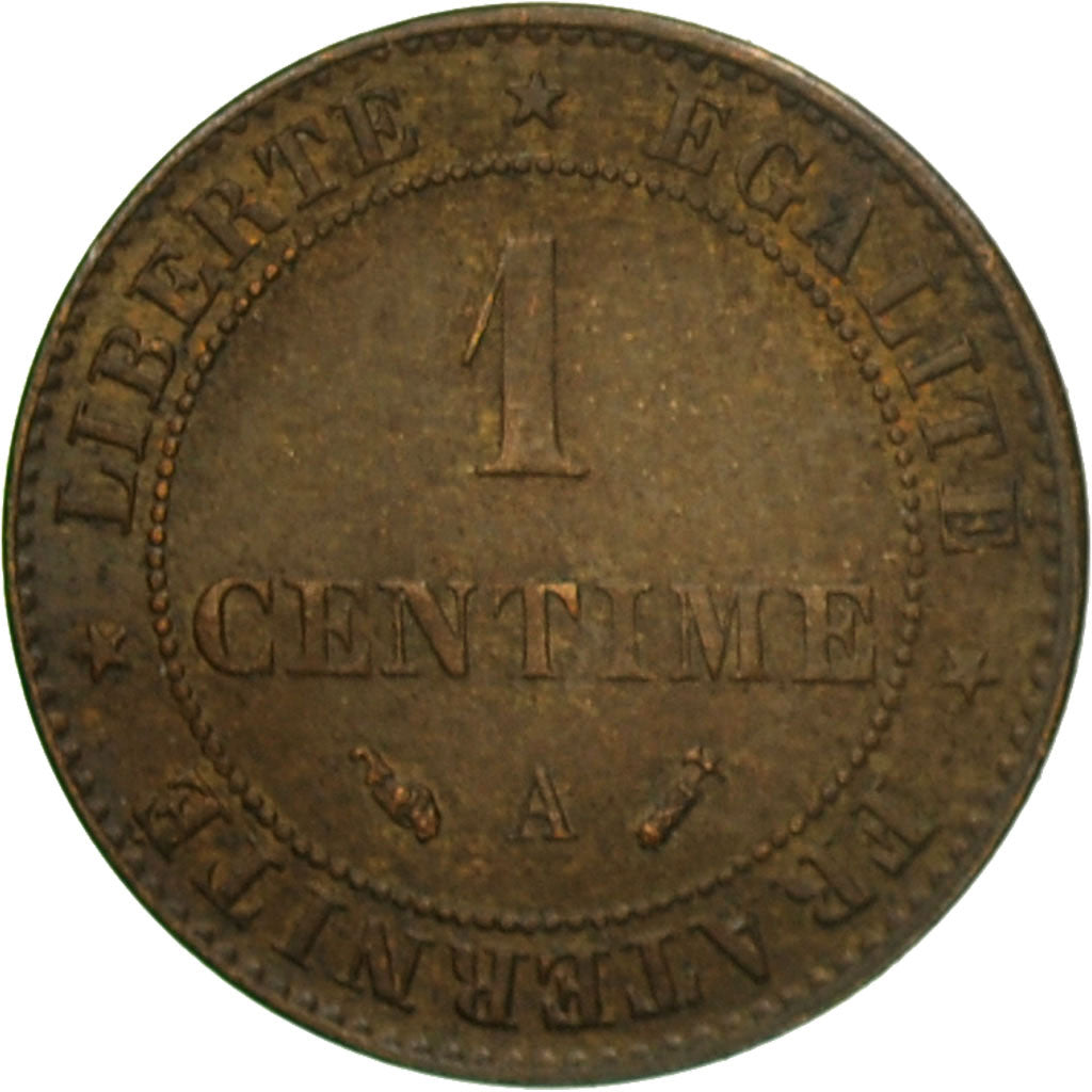 Coin, France, Cérès, Centime, 1891, Paris, VF(20-25), Bronze, KM:826.1