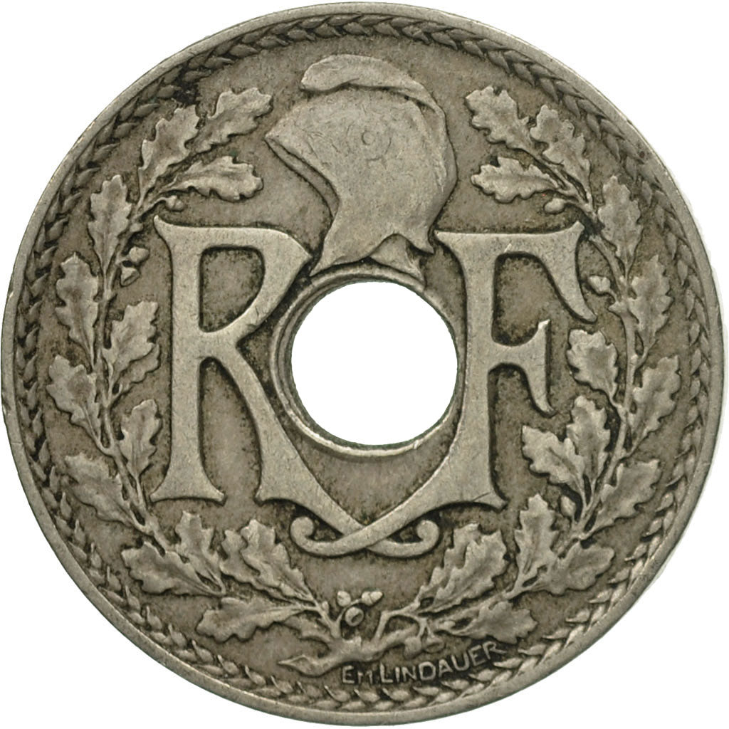 Coin, France, Lindauer, 25 Centimes, 1927, EF(40-45), Copper-nickel, KM:867a, Le