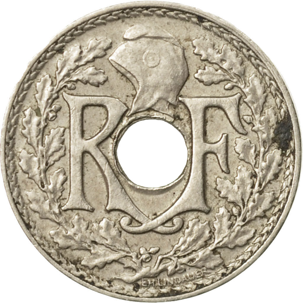 Moneta, Francia, Lindauer, 5 Centimes, 1939, Paris, BB, Nichel-bronzo, KM:875a