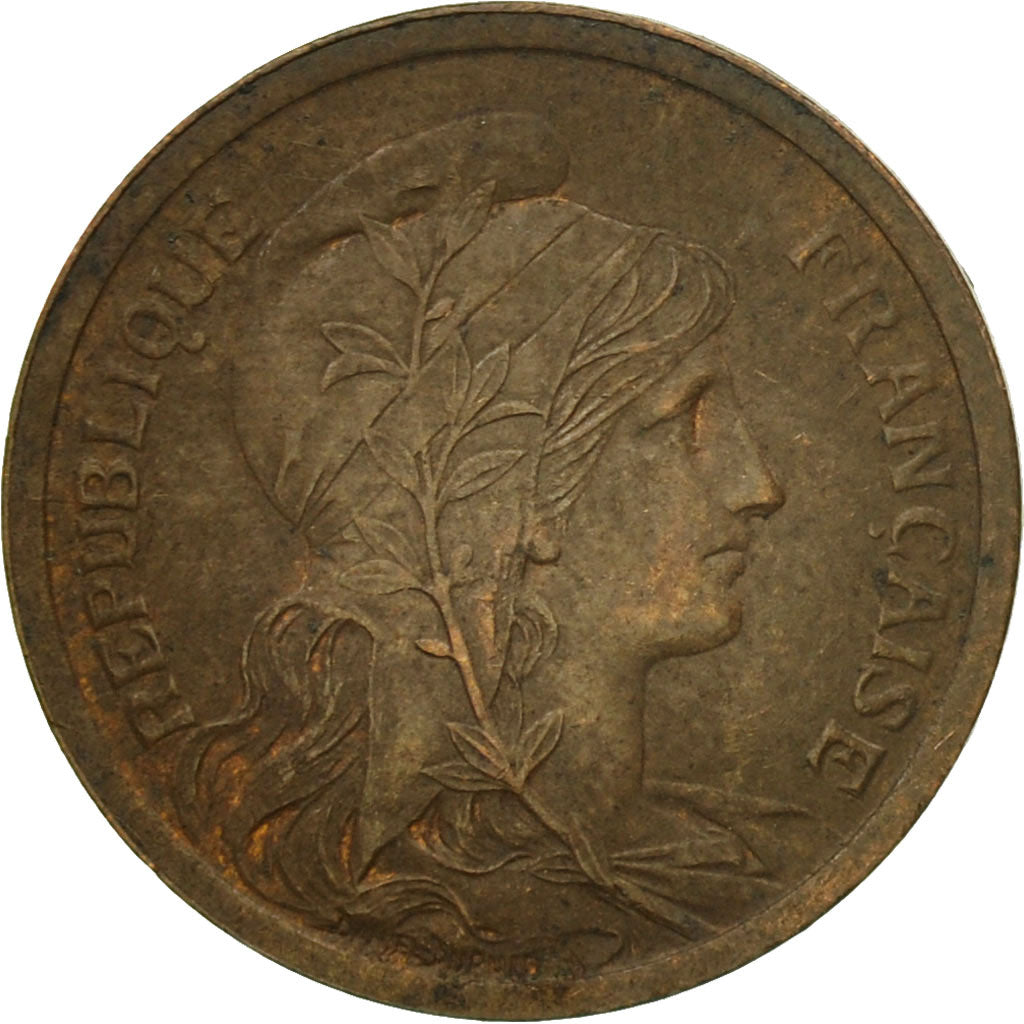 Coin, France, Dupuis, 2 Centimes, 1898, Paris, EF(40-45), Bronze, KM:841, Le