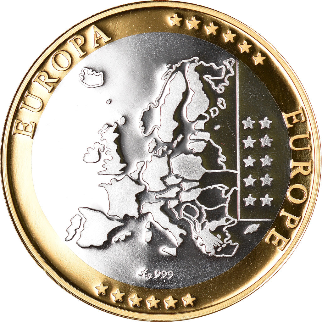 Italy, Medal, Euro, Europa, MS(65-70), Silver
