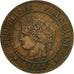 Moneta, Francia, Cérès, 2 Centimes, 1887, Paris, BB, Bronzo, KM:827.1, Le