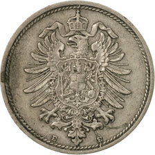 Moneta, GERMANIA - IMPERO, Wilhelm I, 10 Pfennig, 1876, Muldenhütten, MB+