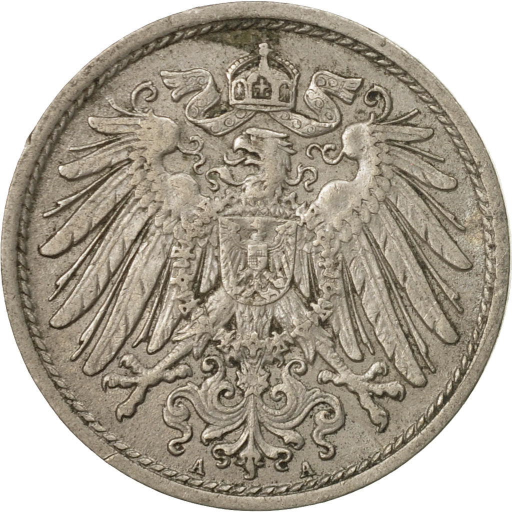 Moneta, GERMANIA - IMPERO, Wilhelm II, 10 Pfennig, 1898, Berlin, MB+