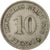 Coin, GERMANY - EMPIRE, Wilhelm II, 10 Pfennig, 1898, Berlin, VF(30-35)