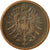 Coin, GERMANY - EMPIRE, Wilhelm I, 2 Pfennig, 1874, Karlsruhe, VF(30-35)