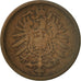 Coin, GERMANY - EMPIRE, Wilhelm I, 2 Pfennig, 1874, Stuttgart, VF(20-25)