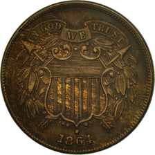 Coin, United States, 2 Cents, 1864, U.S. Mint, Philadelphia, EF(40-45)
